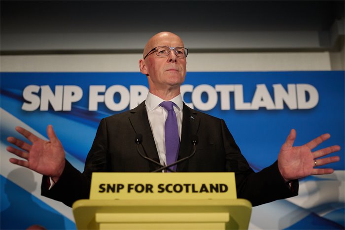 If John Swinney is only Full-on John now, what was he before?