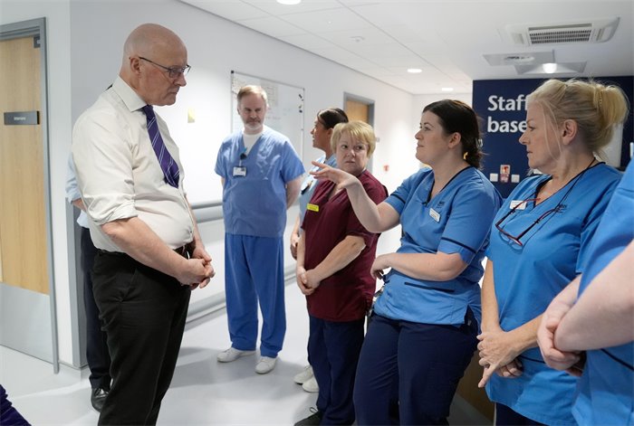 John Swinney defends NHS efforts as Anas Sarwar points to failed plans