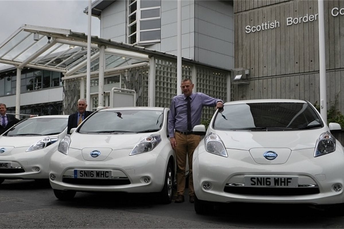 Scottish Borders Council buys electric vehicles with funding from