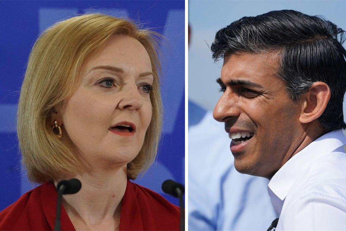 Liz Truss and Rishi Sunak pledge to 'take on' Nicola Sturgeon during ...