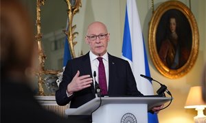 John Swinney labels Nigel Farage a Russian ‘accomplice’ as he brands Reform ‘far-right’